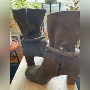 Free People Olive Ankle Boots
